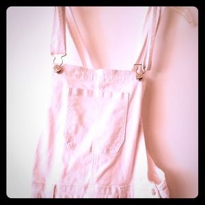 Overall white shorts